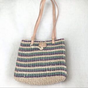 Nine & Co. Multicolor Striped Shoulder Bag